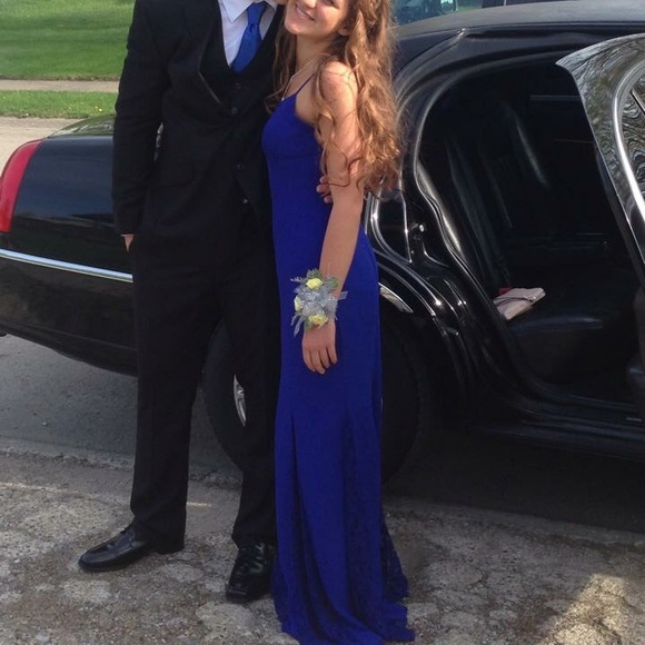 Faviana Dresses & Skirts - Royal Blue Faviana Prom Dress